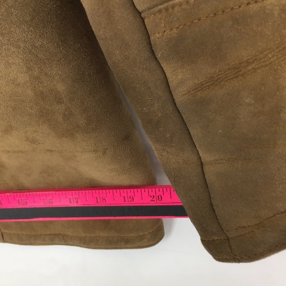 Vintage Women’s Shearling Coat Genuine Suede Leather Penny Lane Style Western - Picture 17 of 17